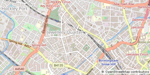 Map of OFF ST. Pauls Square Birmingham, West Midlands