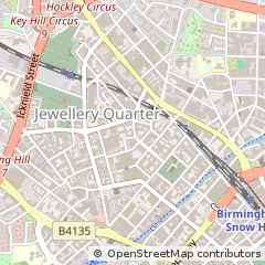 Map of OFF ST. Pauls Square Birmingham, West Midlands
