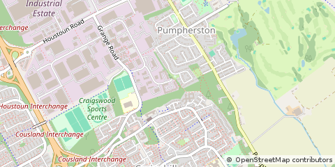 Map of Livingston, West Lothian