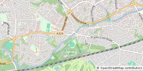 Map of Woking