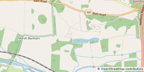 Map of Newbury, Berkshire