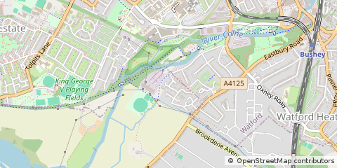 Map of Watford