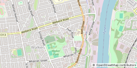 Map of Newcastle Upon Tyne