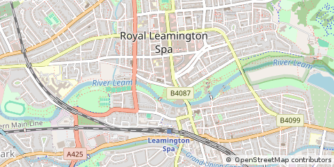 Map of Leamington SPA
