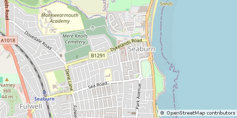 Map of Sunderland