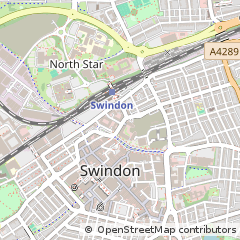 Map of Swindon
