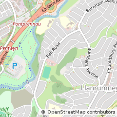 Map of Cardiff