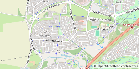 Map of Newcastle Upon Tyne