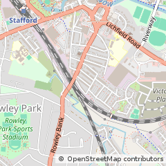 Map of Stafford, Staffordshire