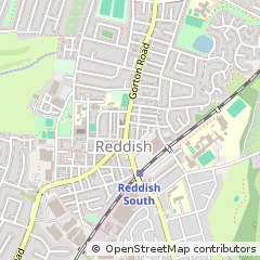 Map of Stockport, Lancashire