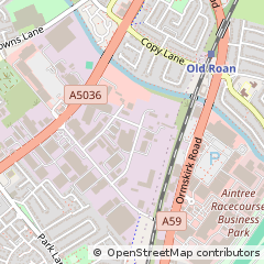 Map of Netherton, Merseyside