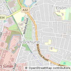Map of Gosport, Hampshire