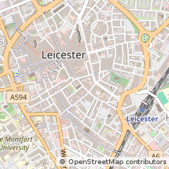 Map of Leicester