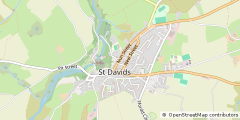 Map of ST Davids, Pembrokeshire