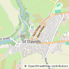 Map of ST Davids, Pembrokeshire