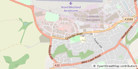 Map of Yeovil