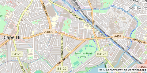 Map of Birmingham