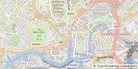 Map of Bristol, Avon