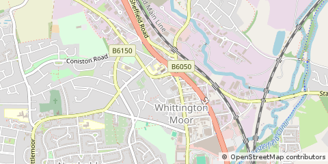 Map of Chesterfield