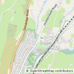 Map of Oldham, Lancashire