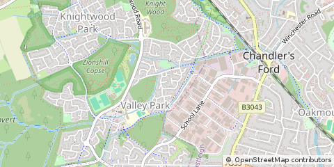 Map of Eastleigh