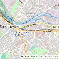 Map of Smethwick, West Midlands