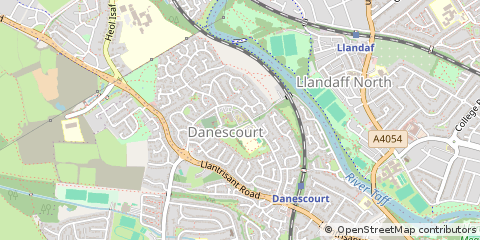 Map of Cardiff
