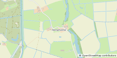 Map of Brandsburton, East Yorkshire
