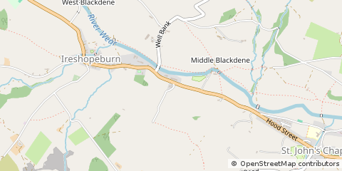 Map of Bishop Auckland