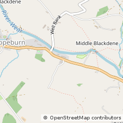 Map of Bishop Auckland