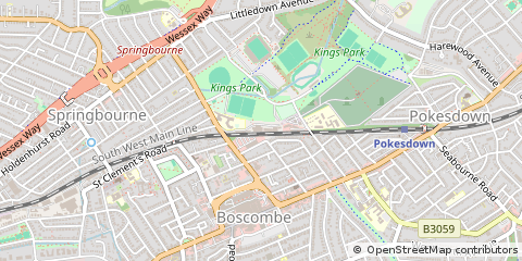 Map of Bournemouth
