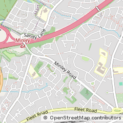Map of Farnborough, Hampshire