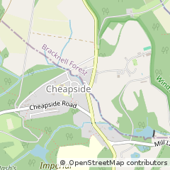 Map of Ascot, Berkshire
