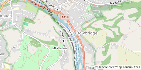 Map of Stroud, Gloucestershire