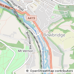 Map of Stroud, Gloucestershire