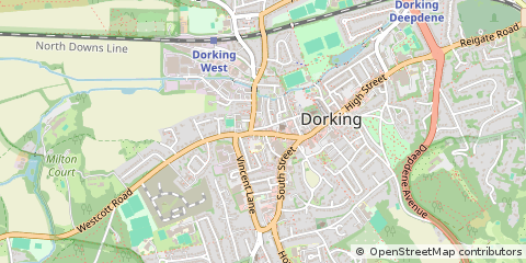Map of Surrey