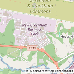 Map of Thatcham, Berkshire