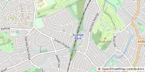 Map of Sidcup, Kent