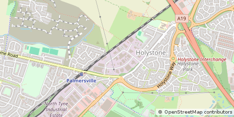 Map of Newcastle Upon Tyne