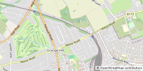 Map of Chigwell