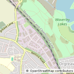 Map of Sheffield