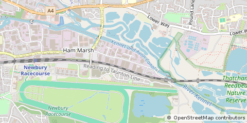 Map of Newbury, Berkshire