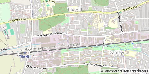 Map of West Midlands