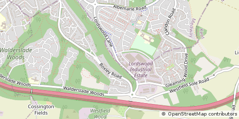 Map of Chatham, Kent