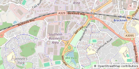 Map of Bracknell