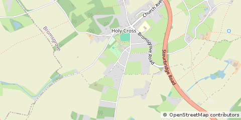 Map of Clent, Stourbridge