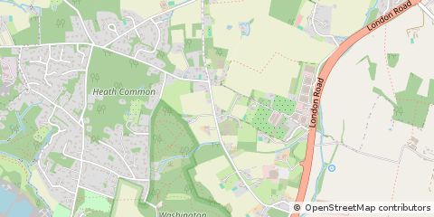 Map of Pulborough, West Sussex
