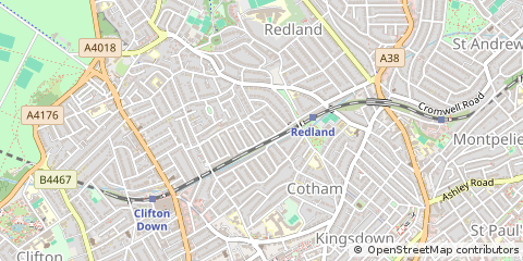 Map of Bristol