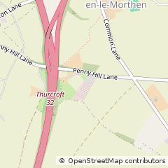 Map of Rotherham