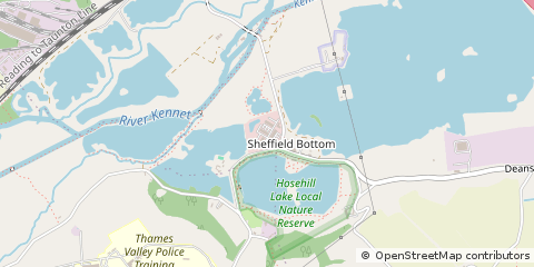 Map of Reading, Berkshire